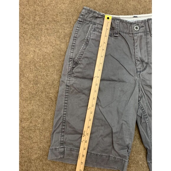 American Eagle Shorts Mens 30 Flat Front Lived In Chino Longer Length Cotton - Picture 3 of 9